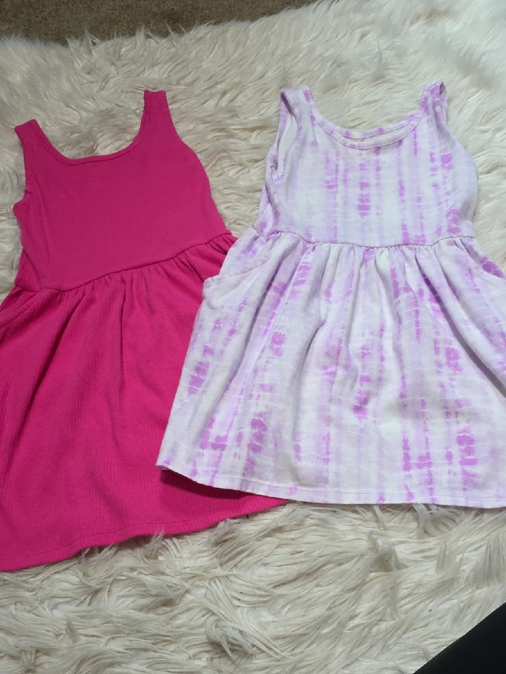 (2) Cat & Jack Tank Dresses- XS Or 4/5